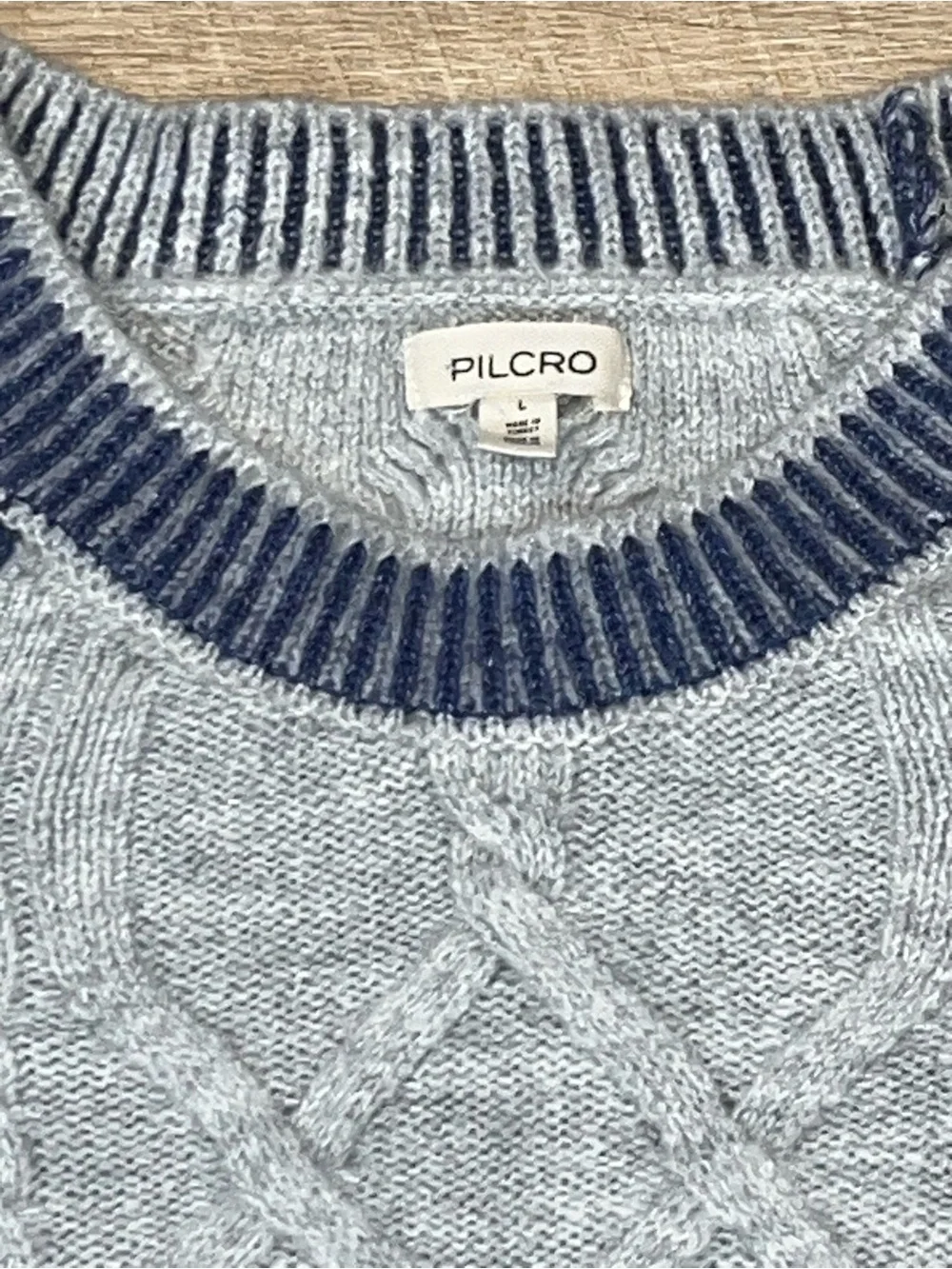 Anthropologie Pilcro Women’s Embroidered Cable Knit Sweater Size Large - Picture 6 of 9